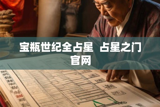 宝瓶世纪全占星  占星之门官网