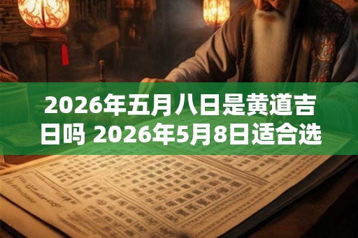 2026年五月八日是黄道吉日吗 2026年5月8日适合选黄道吉日吗