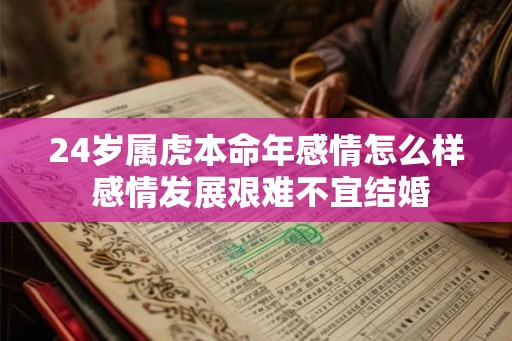 24岁属虎本命年感情怎么样 感情发展艰难不宜结婚