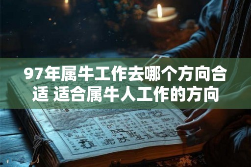 97年属牛工作去哪个方向合适 适合属牛人工作的方向