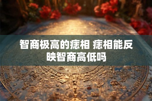 智商极高的痣相 痣相能反映智商高低吗