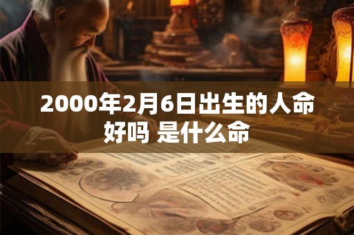2000年2月6日出生的人命好吗 是什么命