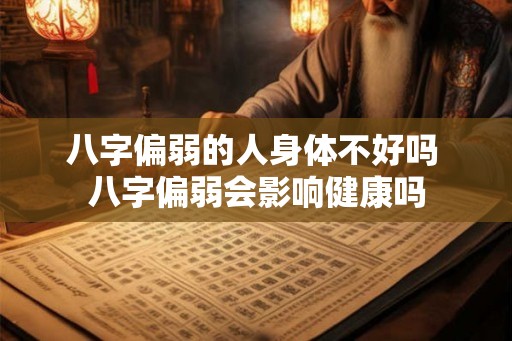 八字偏弱的人身体不好吗 八字偏弱会影响健康吗