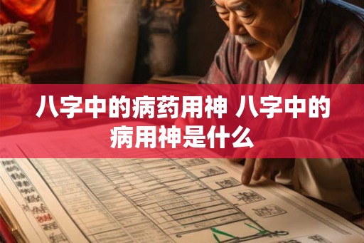 八字中的病药用神 八字中的病用神是什么