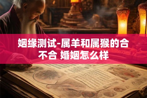 姻缘测试-属羊和属猴的合不合 婚姻怎么样 姻缘测试-属羊和属猴的合不合 婚姻怎么样