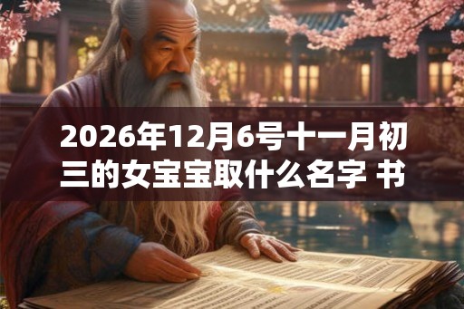 2026年12月6号十一月初三的女宝宝取什么名字 书香气质 2026年12月6号十一月初三的女宝宝取什么名字 书香气质