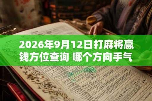 2026年9月12日打麻将赢钱方位查询 哪个方向手气佳