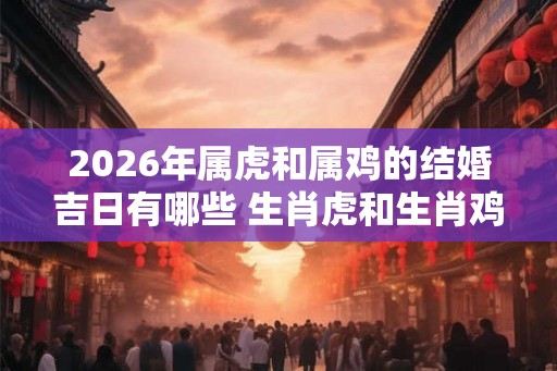 2026年属虎和属鸡的结婚吉日有哪些 生肖虎和生肖鸡配吗 2026年属虎和属鸡的结婚吉日有哪些 生肖虎和生肖鸡配吗