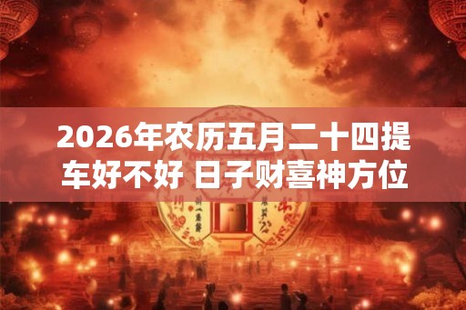 2026年农历五月二十四提车好不好 日子财喜神方位
