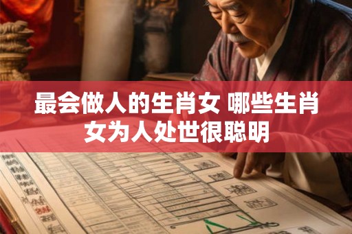 最会做人的生肖女 哪些生肖女为人处世很聪明