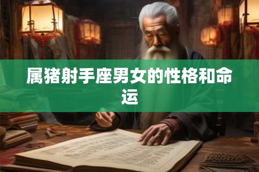 属猪射手座男女的性格和命运