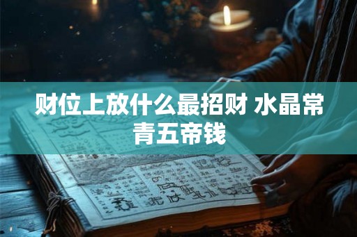 财位上放什么最招财 水晶常青五帝钱