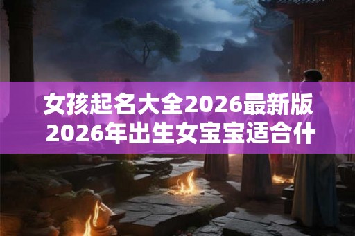 女孩起名大全2026最新版 2026年出生女宝宝适合什么名字