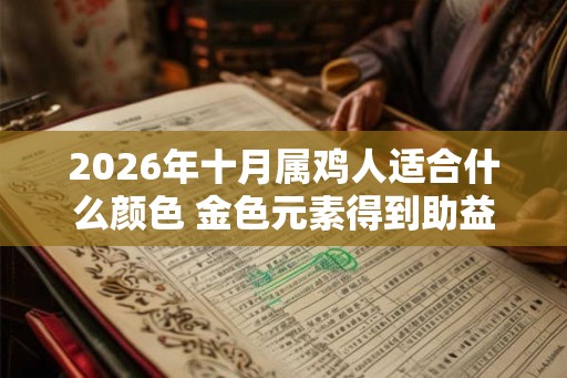 2026年十月属鸡人适合什么颜色 金色元素得到助益