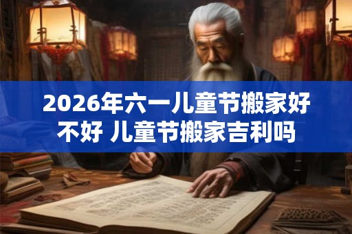 2026年六一儿童节搬家好不好 儿童节搬家吉利吗 2026年六一儿童节搬家好不好 儿童节搬家吉利吗
