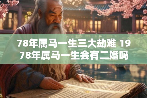 78年属马一生三大劫难 1978年属马一生会有二婚吗 78年属马一生三大劫难 1978年属马一生会有二婚吗
