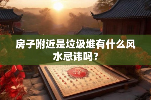 房子附近是垃圾堆有什么风水忌讳吗? 房子附近是垃圾堆有什么风水忌讳吗?