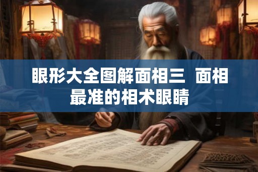 眼形大全图解面相三  面相最准的相术眼睛