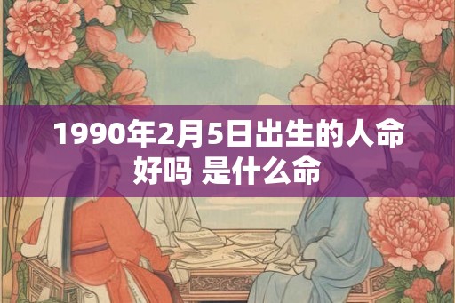 1990年2月5日出生的人命好吗 是什么命
