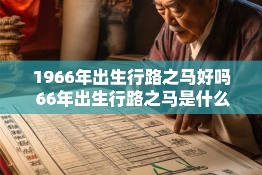 1966年出生行路之马好吗 66年出生行路之马是什么命