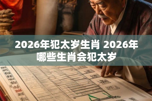 2026年犯太岁生肖 2026年哪些生肖会犯太岁