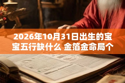 2026年10月31日出生的宝宝五行缺什么 金箔金命局个性善变