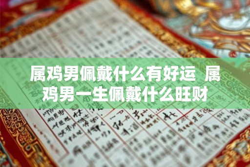 属鸡男佩戴什么有好运 属鸡男一生佩戴什么旺财 属鸡男佩戴什么有好运 属鸡男一生佩戴什么旺财