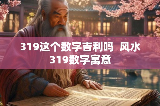 319这个数字吉利吗  风水319数字寓意
