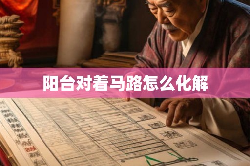 阳台对着马路怎么化解