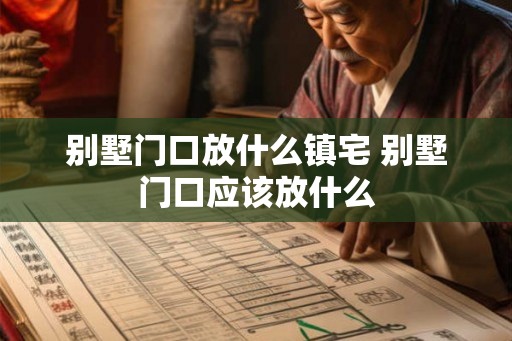 别墅门口放什么镇宅 别墅门口应该放什么