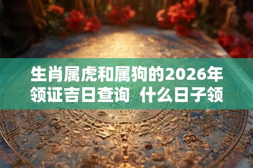 生肖属虎和属狗的2026年领证吉日查询  什么日子领证好