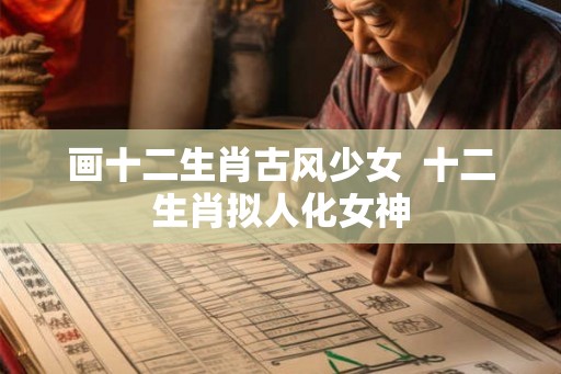 画十二生肖古风少女  十二生肖拟人化女神