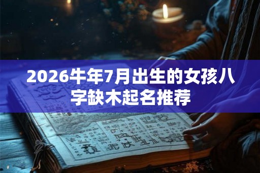 2026牛年7月出生的女孩八字缺木起名推荐 2026牛年7月出生的女孩八字缺木起名推荐