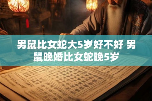 男鼠比女蛇大5岁好不好 男鼠晚婚比女蛇晚5岁