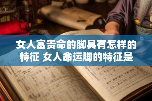 女人富贵命的脚具有怎样的特征 女人命运脚的特征是什么