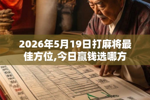2026年5月19日打麻将最佳方位,今日赢钱选哪方