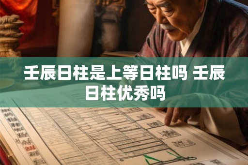 壬辰日柱是上等日柱吗 壬辰日柱优秀吗 壬辰日柱是上等日柱吗 壬辰日柱优秀吗