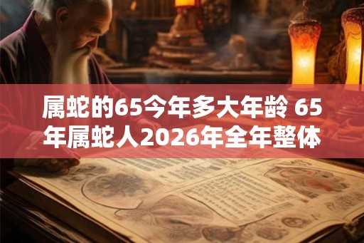 属蛇的65今年多大年龄 65年属蛇人2026年全年整体运势如何