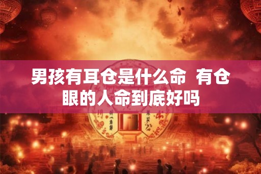男孩有耳仓是什么命  有仓眼的人命到底好吗