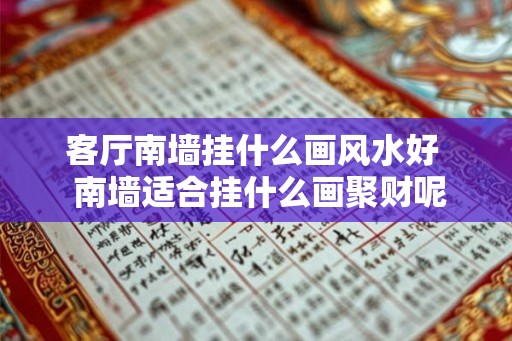 客厅南墙挂什么画风水好  南墙适合挂什么画聚财呢