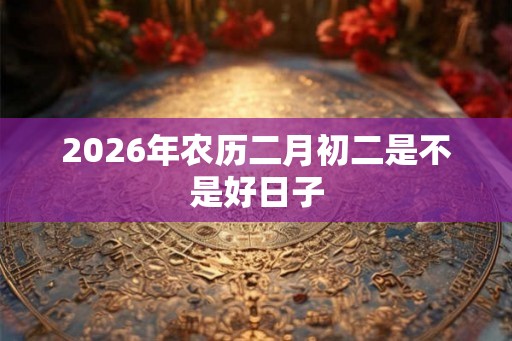 2026年农历二月初二是不是好日子