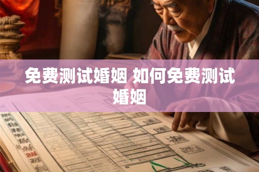 免费测试婚姻 如何免费测试婚姻 免费测试婚姻 如何免费测试婚姻