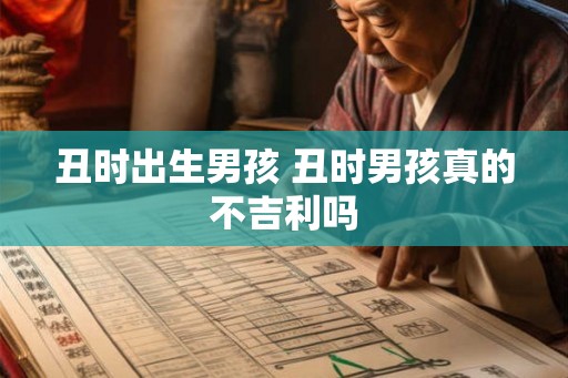 丑时出生男孩 丑时男孩真的不吉利吗