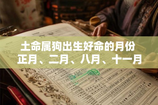 土命属狗出生好命的月份 正月、二月、八月、十一月