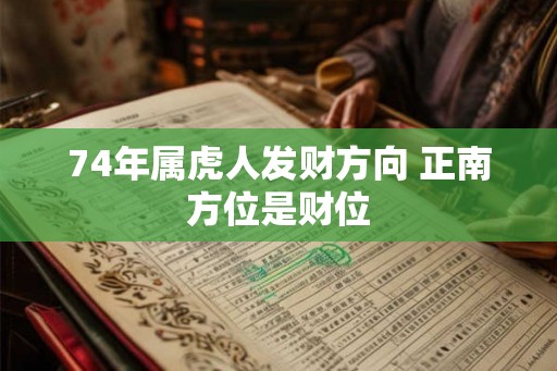 74年属虎人发财方向 正南方位是财位