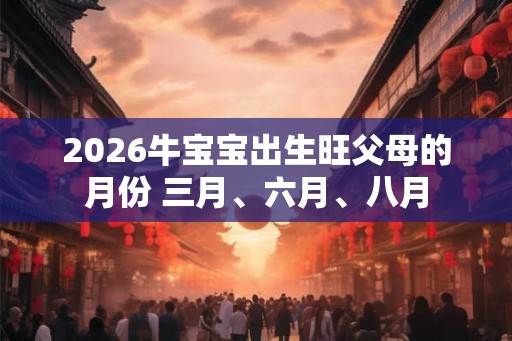 2026牛宝宝出生旺父母的月份 三月、六月、八月