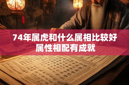 74年属虎和什么属相比较好 属性相配有成就