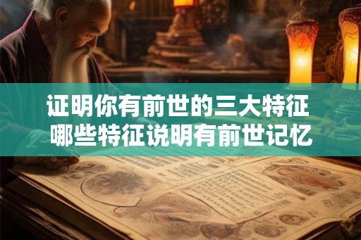 证明你有前世的三大特征 哪些特征说明有前世记忆