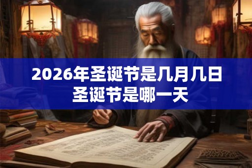 2026年圣诞节是几月几日  圣诞节是哪一天