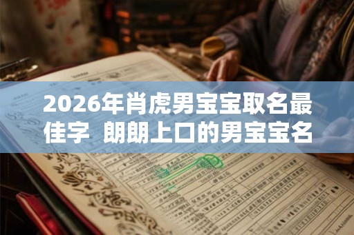 2026年肖虎男宝宝取名最佳字  朗朗上口的男宝宝名字